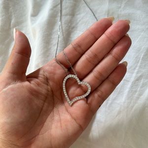 Swarovski crystal heart necklace